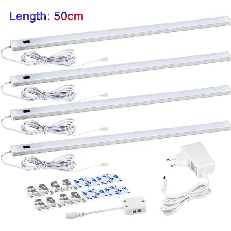 White led motion sensor cabinet light kitchen under counter lamp