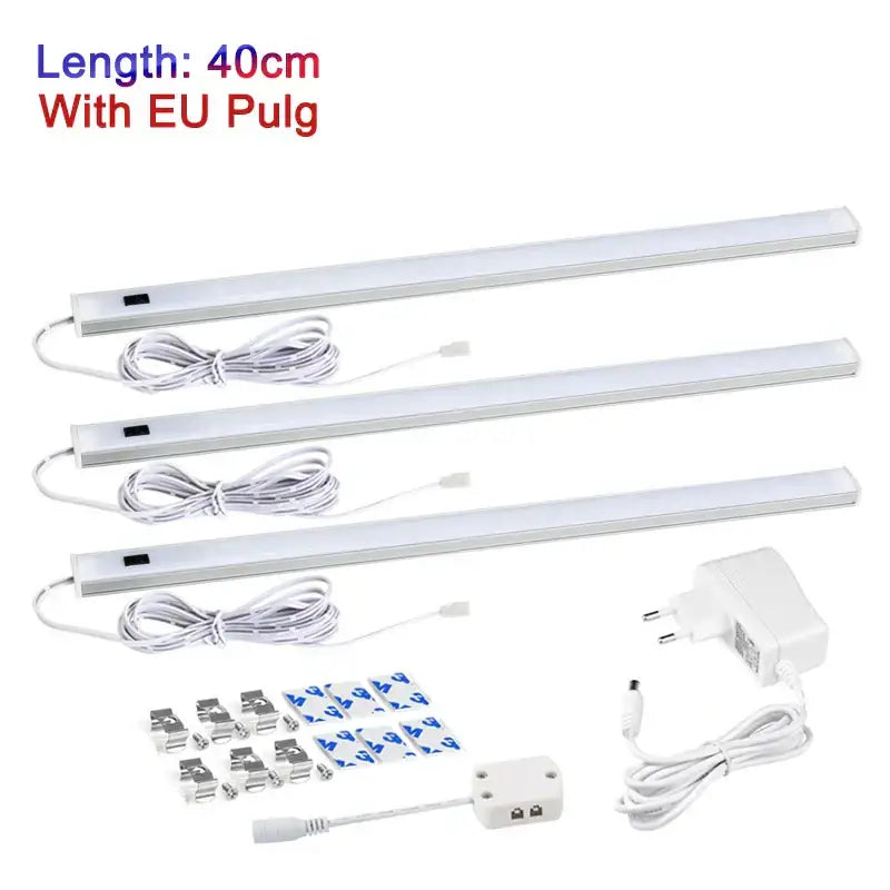 White led motion sensor cabinet light kitchen under counter lamp