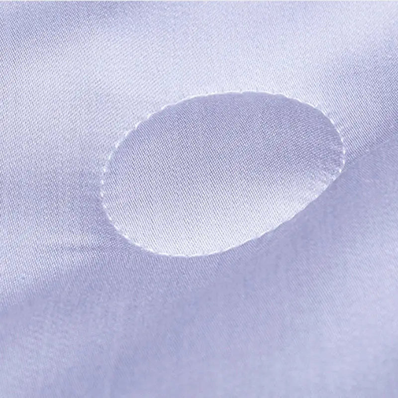 White & light blue cool feel summer quilt bedroom blanket