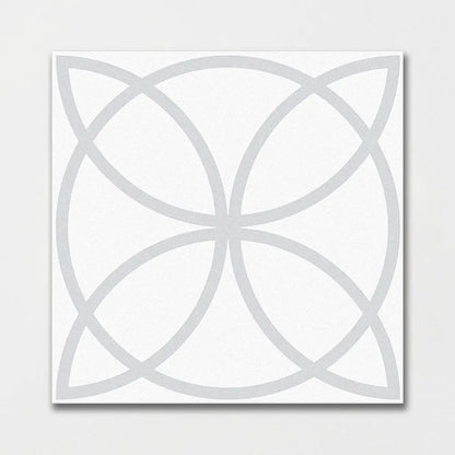 White Matte Colore Look Porcelain Tiles 8x8
