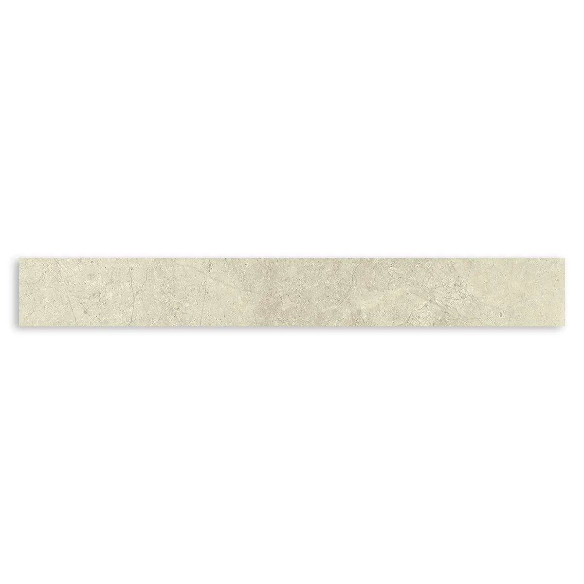 Blanc Matte Bullnose Porcelain Moldings 3x24