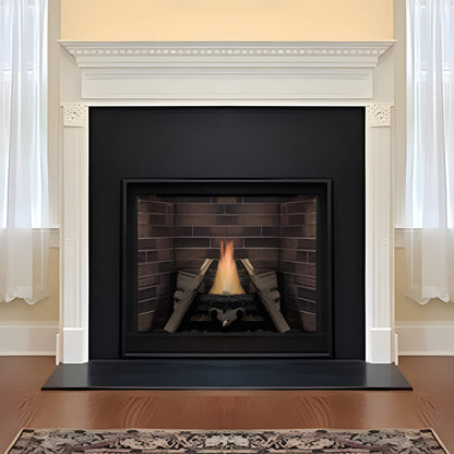 White Mountain Hearth Tahoe 36" Clean Face Direct Vent Natural Gas Traditional Premium Fireplace [DVCP36BP30N/70N] (SAK26519)
