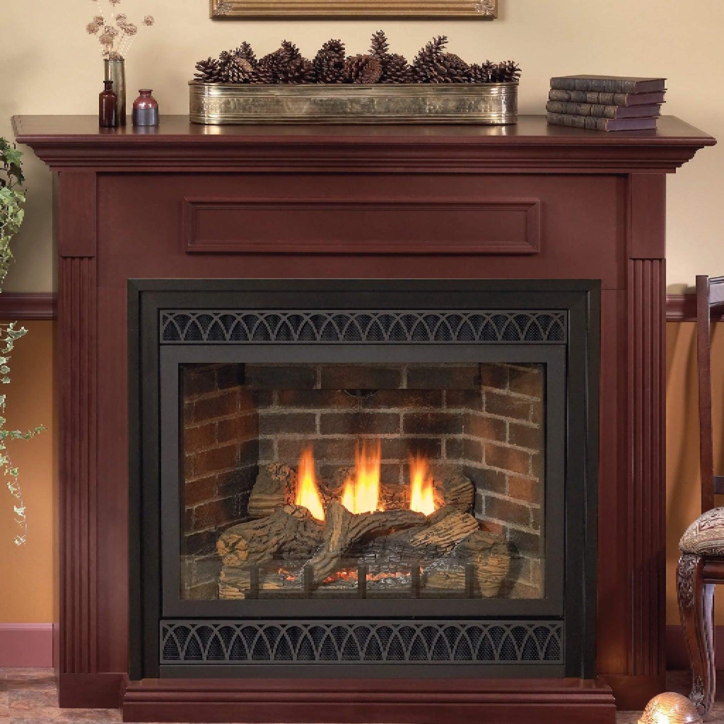 White Mountain Hearth Tahoe 32" Direct Vent Deluxe Fireplace With On/Off Switch [DVD32FP] (SAK35129)