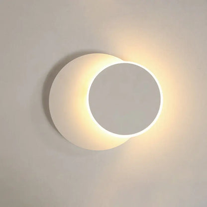 DecorBites™ White Nordic Style LED Wall Sconce - Shaded Acrylic Corridor Light Fixture