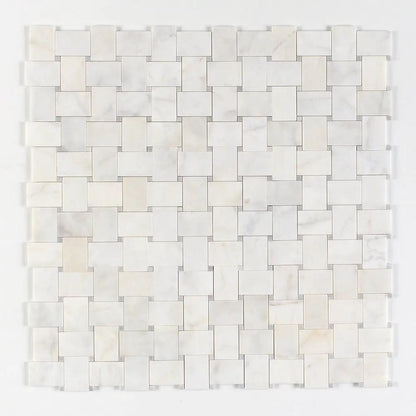 Satin Perla Multi Finish Pinwheel Marble Mosaics 10 5/8x10 5/8