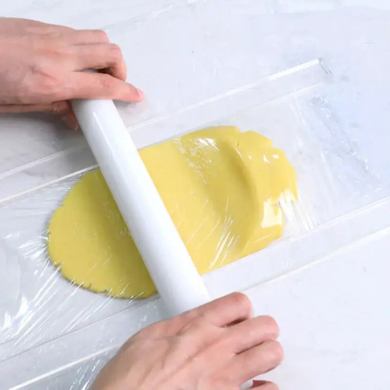 White plastic biscuit cake rolling tool kitchen thickness ruler