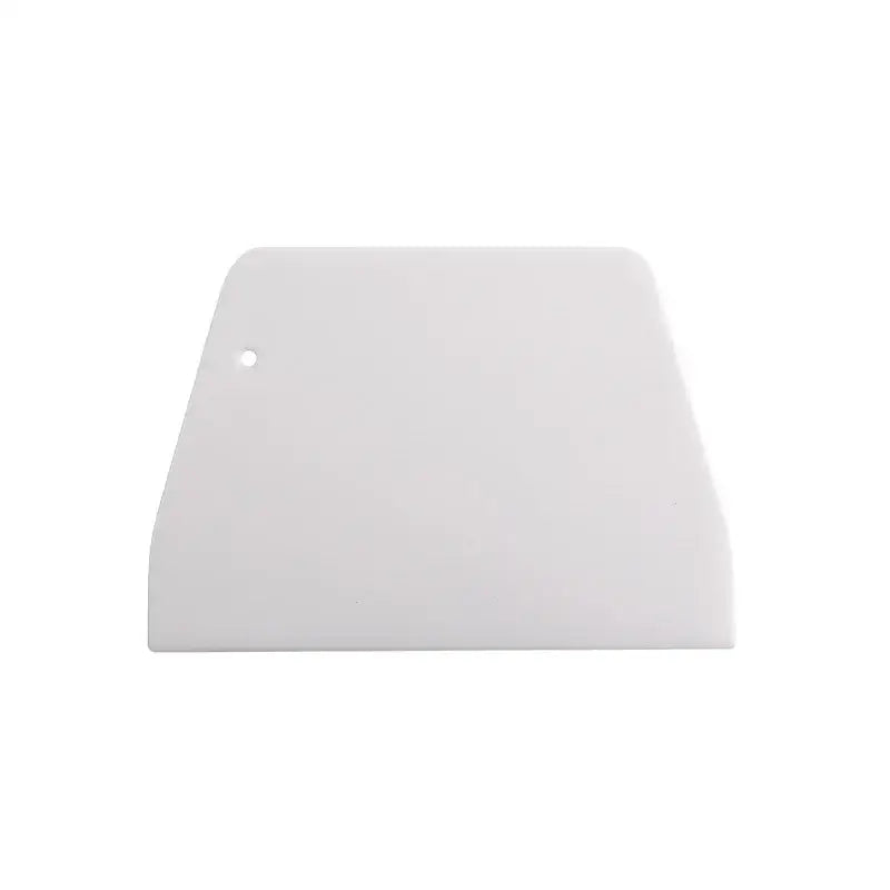 White plastic dough cream cake cutter spatula – kitchen baking tool