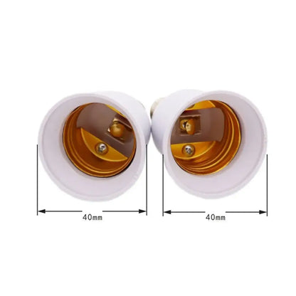 White plastic e14 to e26 e27 adapter converter 4pcs kitchen light