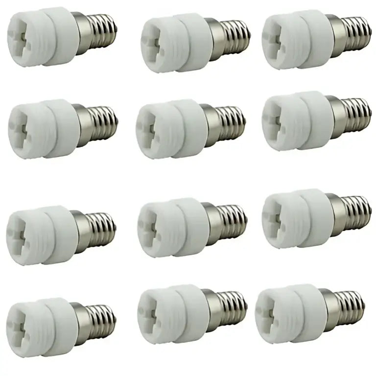 White plastic e14 to g9 converter splitter bulb socket kitchen adapter