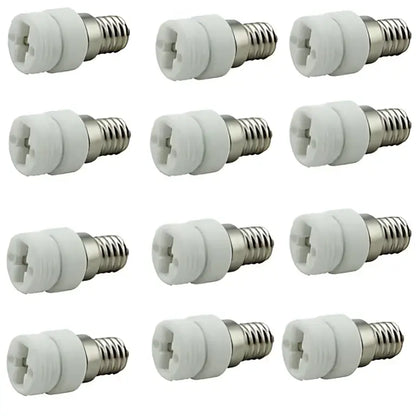 White plastic e14 to g9 converter splitter bulb socket kitchen adapter