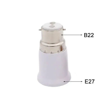 White plastic lamp base converter living room socket adapter