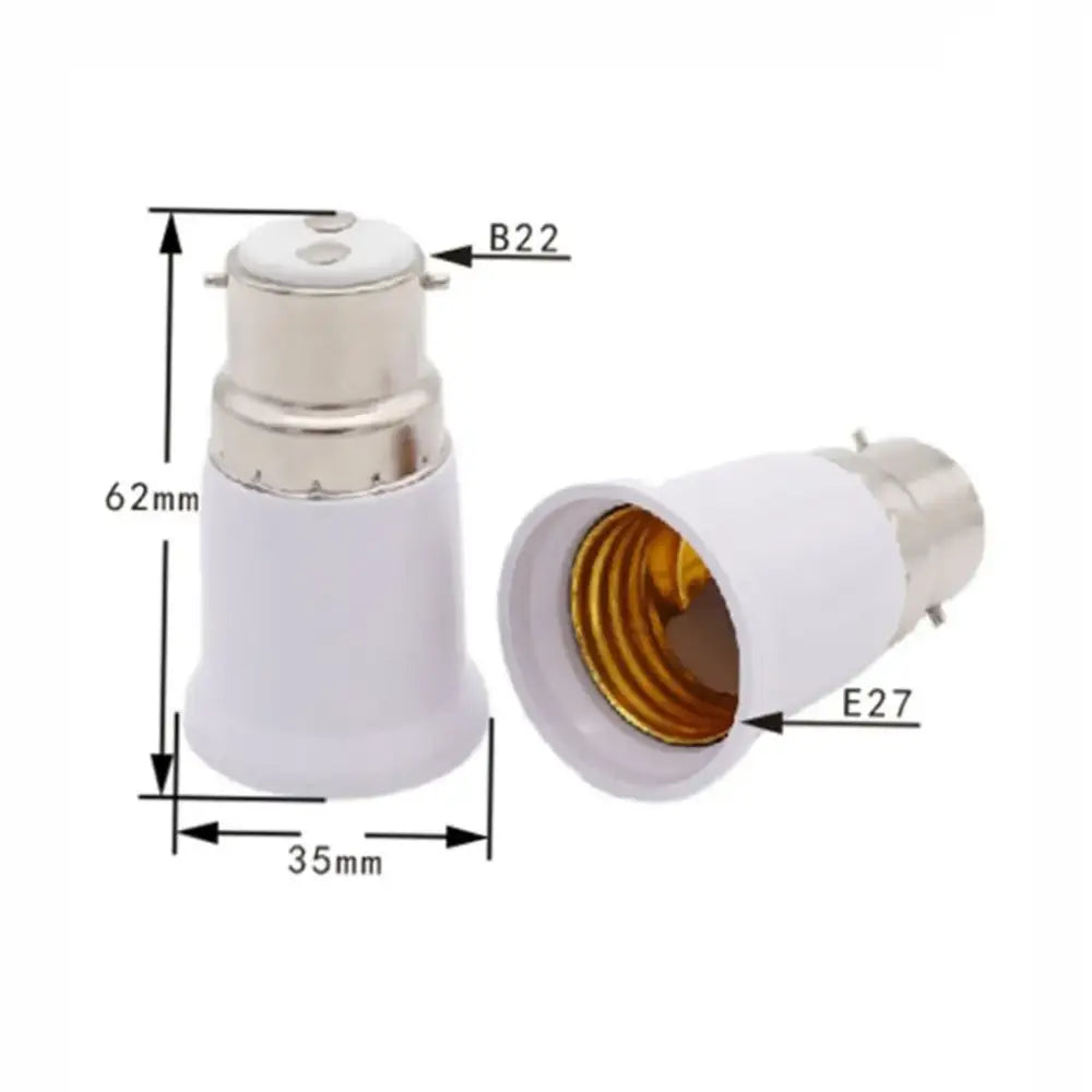 White plastic lamp base converter living room socket adapter