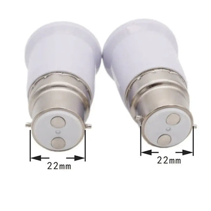 White plastic lamp base converter living room socket adapter
