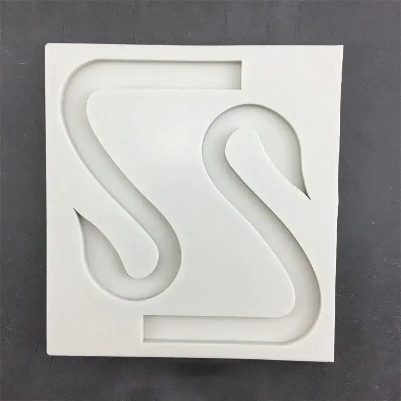 White silicone 3d wings cake mold kitchen swan neck decoration