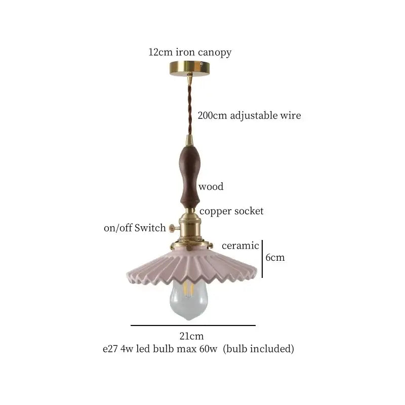White textured glass and brass pendant light dining room ceramic led