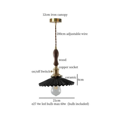 White textured glass and brass pendant light dining room ceramic led