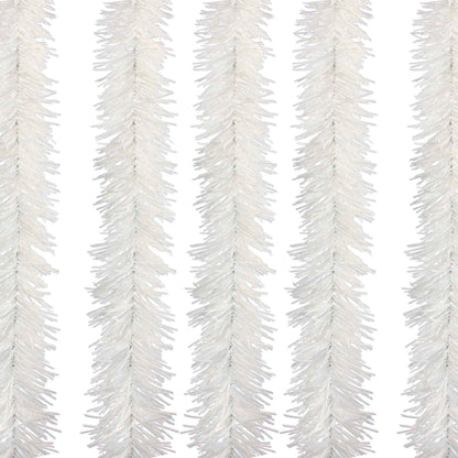 White Tinsel Garland