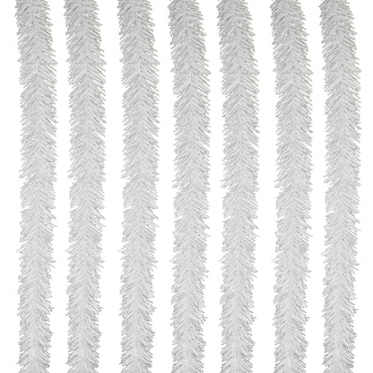 White Tinsel Garland
