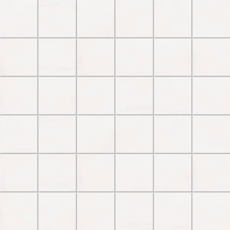 New York White Mosaic A Concrete Look Porcelain Mosaics 12x12