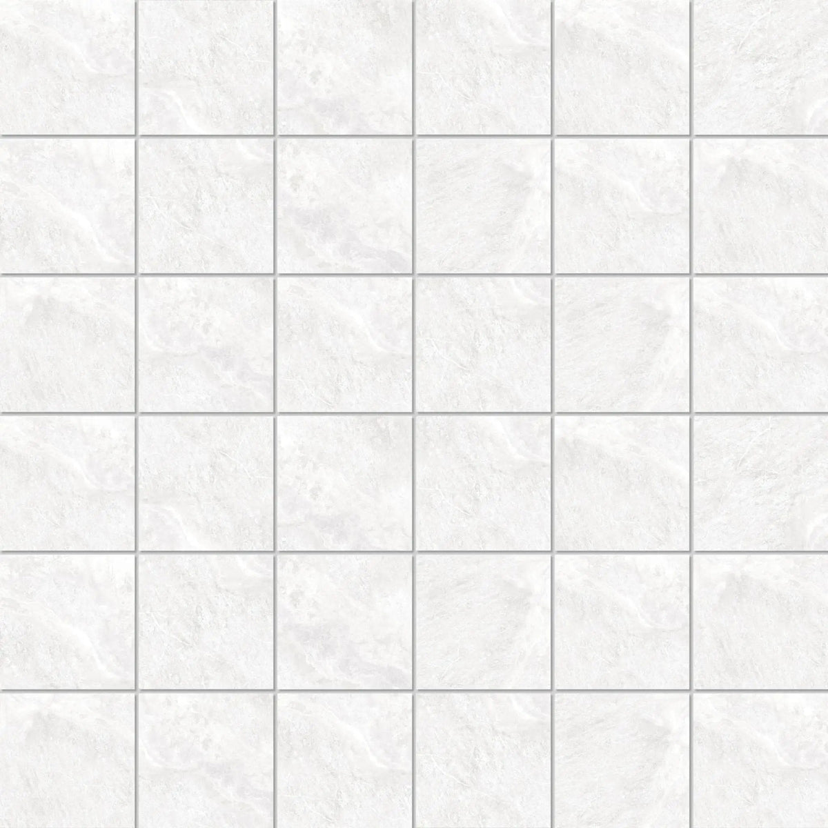 Barcelona White Mosaic A Travertine Look Porcelain Mosaics 12x12