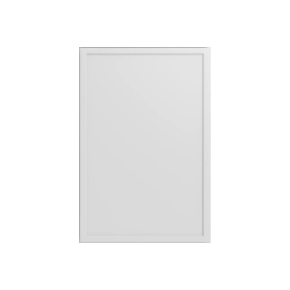 White Slim Shaker 60" Single Sink Bathroom Vanity with Drawers