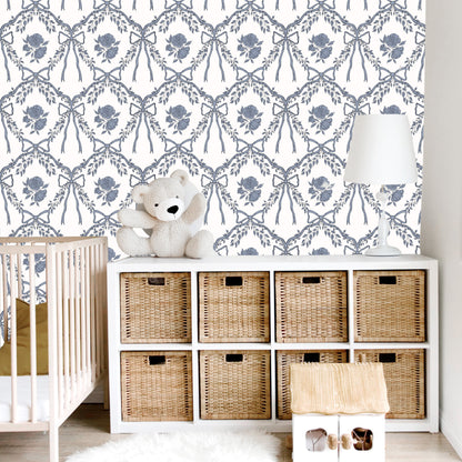 Lysa Wallpaper by Painted Hawk Design