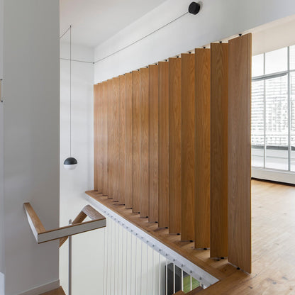 Wood Slat Room Divider