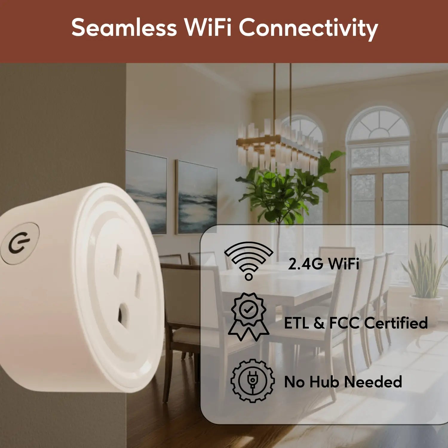 WiFi Round Smart Plug