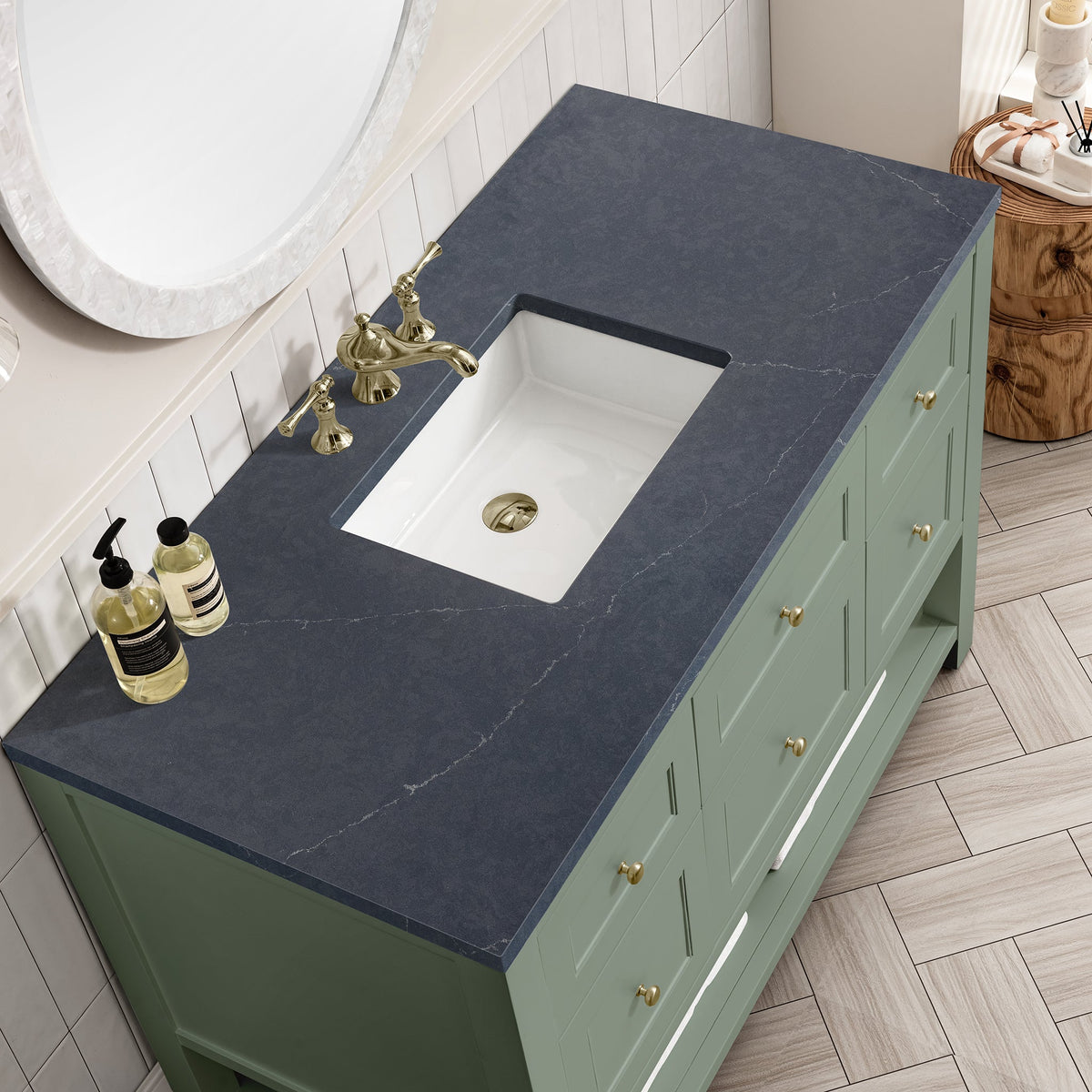 James Martin Breckenridge 48" Single Bathroom Vanity, Smokey Celadon