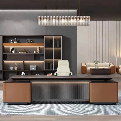 Wilcroft · Modern L-Shaped Executive Desk