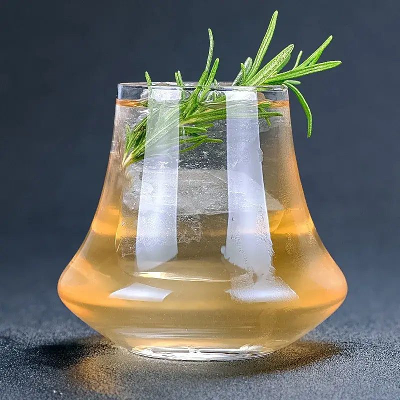 Wind edge crystal whiskey glass tumbler for dining room spirits