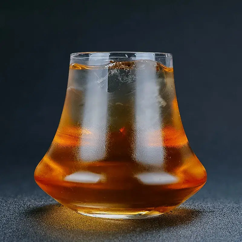 Wind edge crystal whiskey glass tumbler for dining room spirits