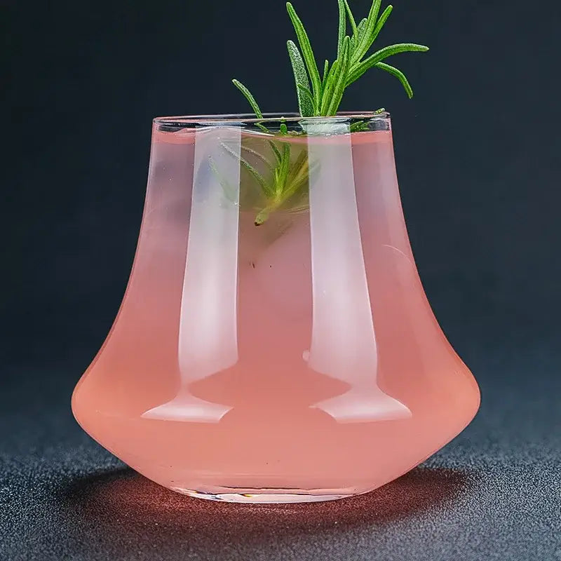 Wind edge crystal whiskey glass tumbler for dining room spirits