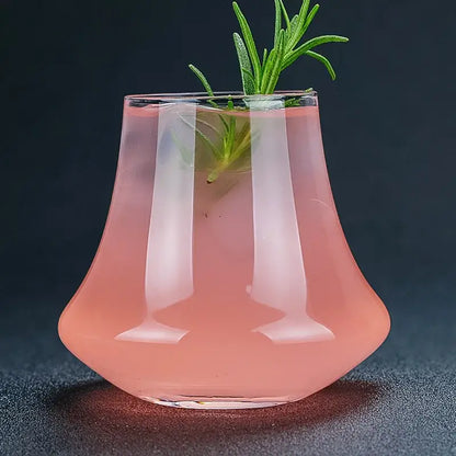 Wind edge crystal whiskey glass tumbler for dining room spirits