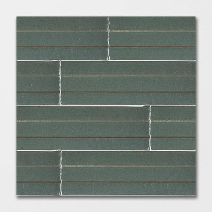 Wintour Grey Strided Ceramic Accent Tiles 2 1/4x7 3/8