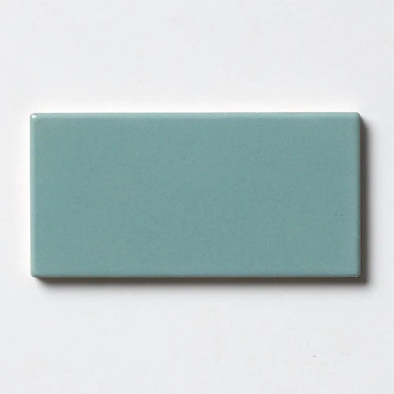 Sage Jade Glossy Subway Ceramic Tiles 3x6