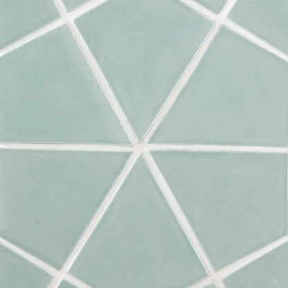 Sage Jade Glossy Diamante Ceramic Tiles 6x6