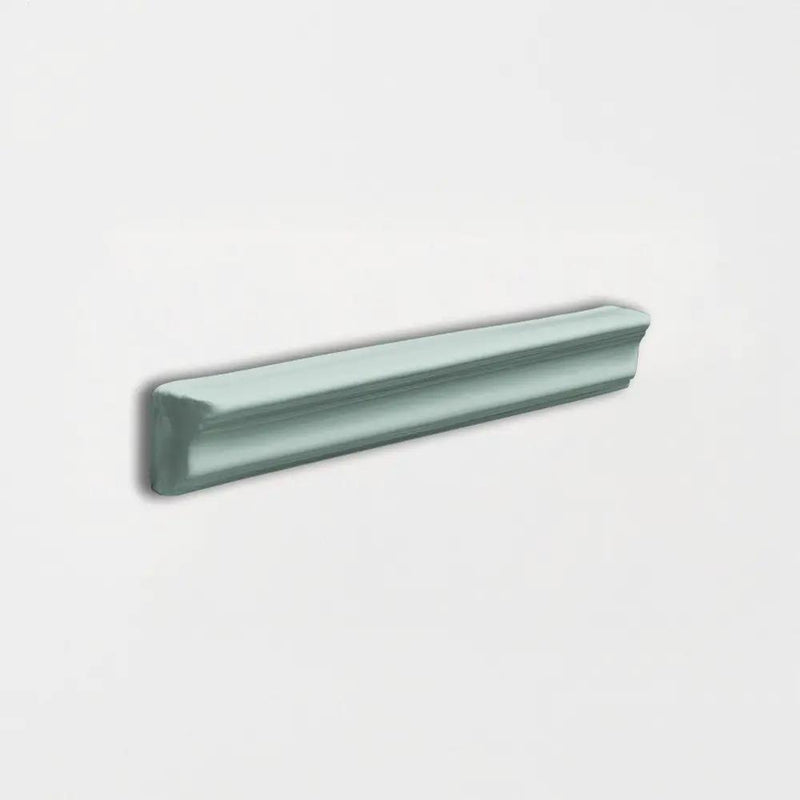 Sage Glossy Finish Trim Ceramic Moldings 1x6
