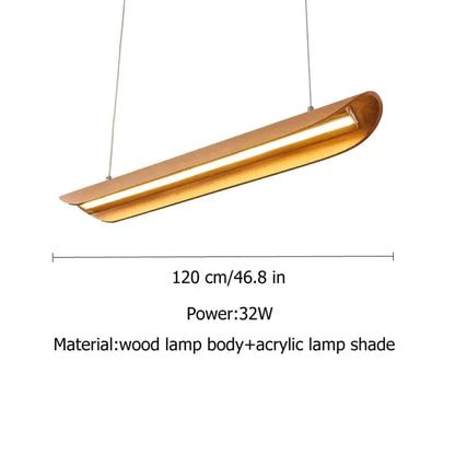 DecorBites™ Wood Chandeliers Kitchen Island Light Fixtures Chandelier Dining Room Lamp Hanging Kitchen Chandelier Dining Room Light