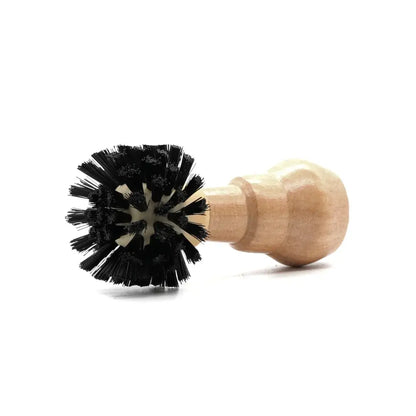 Wooden barista cleaning brush set kitchen espresso tools