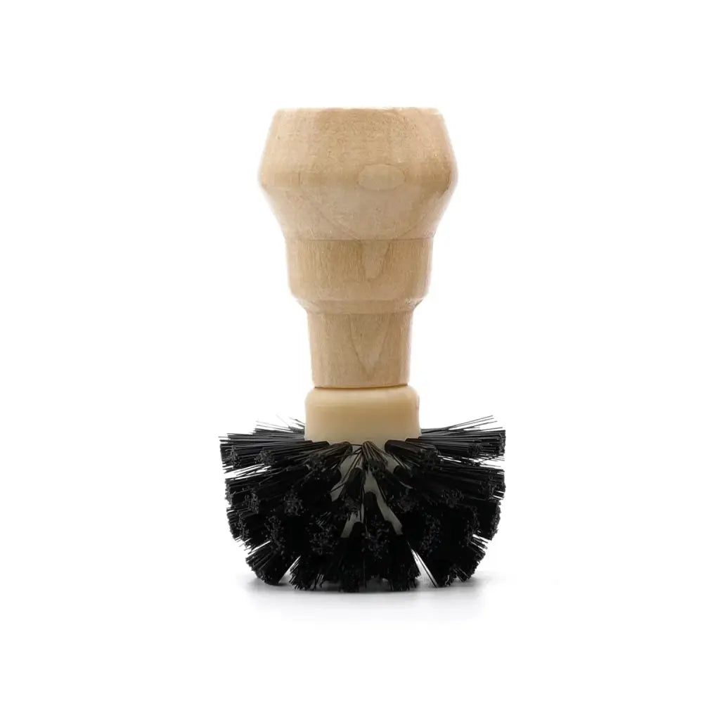 Wooden barista cleaning brush set kitchen espresso tools