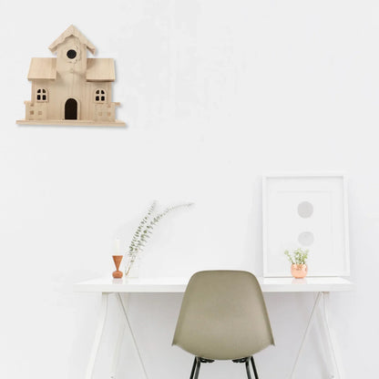 DecorBites™ Wooden Bird Nest Box Garden Decor