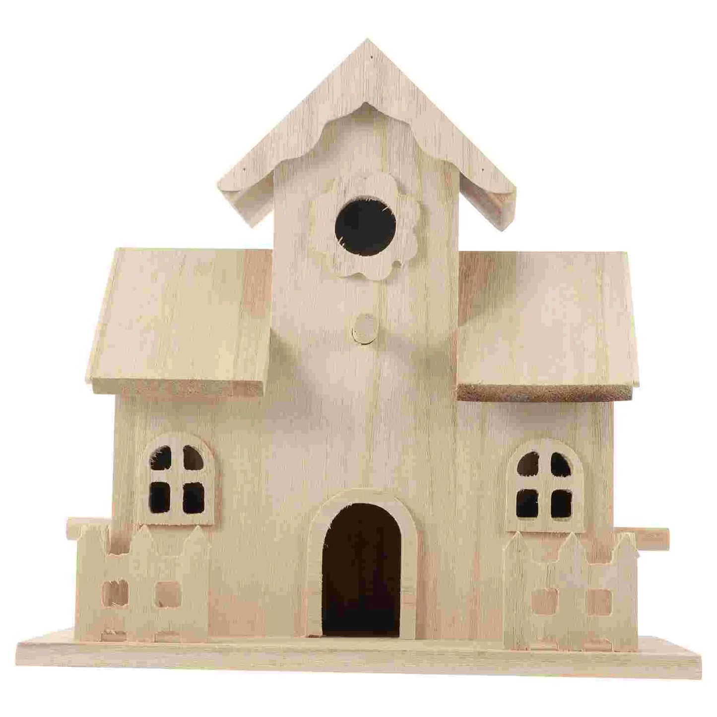 DecorBites™ Wooden Bird Nest Box Garden Decor