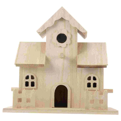 DecorBites™ Wooden Bird Nest Box Garden Decor