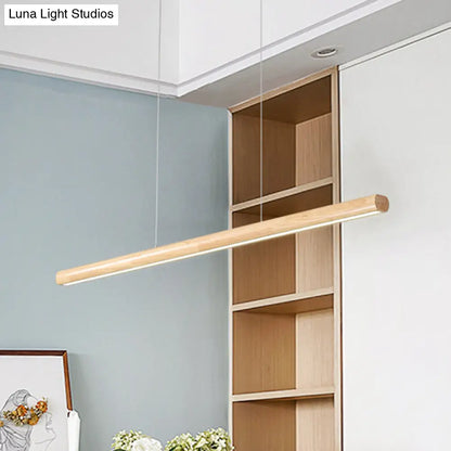 DecorBites™ Woodwork Island Pendant Light - Modern Minimalism for Dining Table