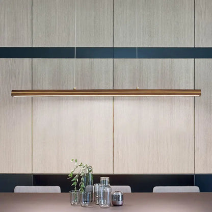 DecorBites™ Woodwork Island Pendant Light - Modern Minimalism for Dining Table
