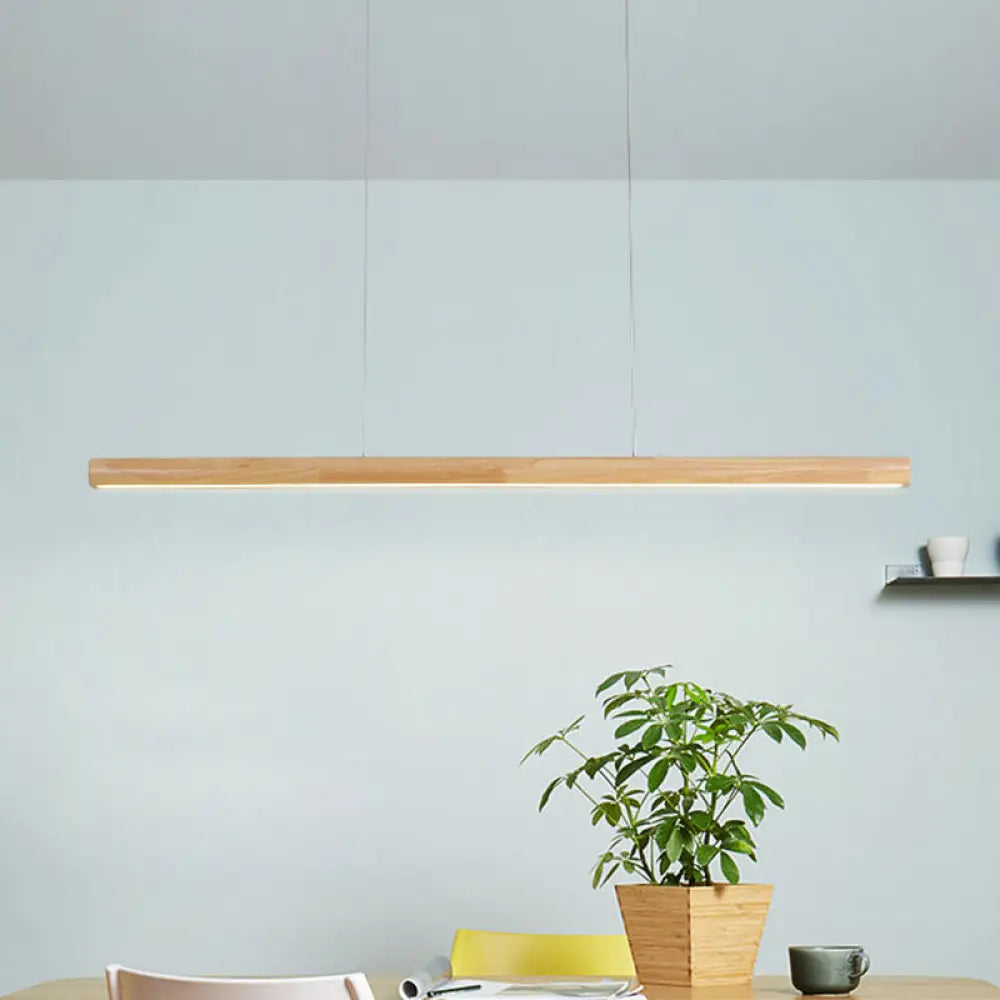 DecorBites™ Woodwork Island Pendant Light - Modern Minimalism for Dining Table