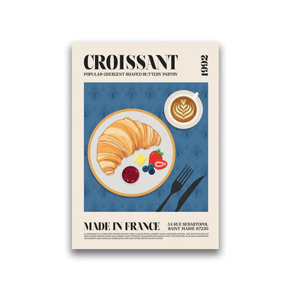 DecorBites™ World Cuisine Food Canvas Wall Art