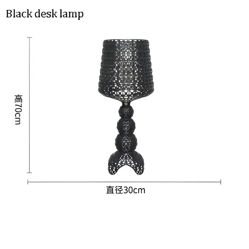 Woven white acrylic kabuki floor lamp for living room