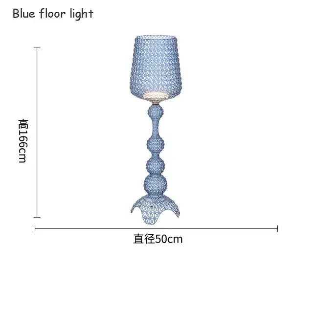 Woven white acrylic kabuki floor lamp for living room